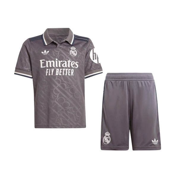 Camiseta Real Madrid 2ª Niño 2024/25 Gris